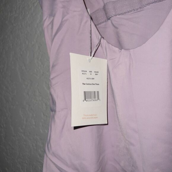 NWT Andie Soft Berry Purple The Corsica One Piece Swimsuit Size Medium - Picture 4 of 6